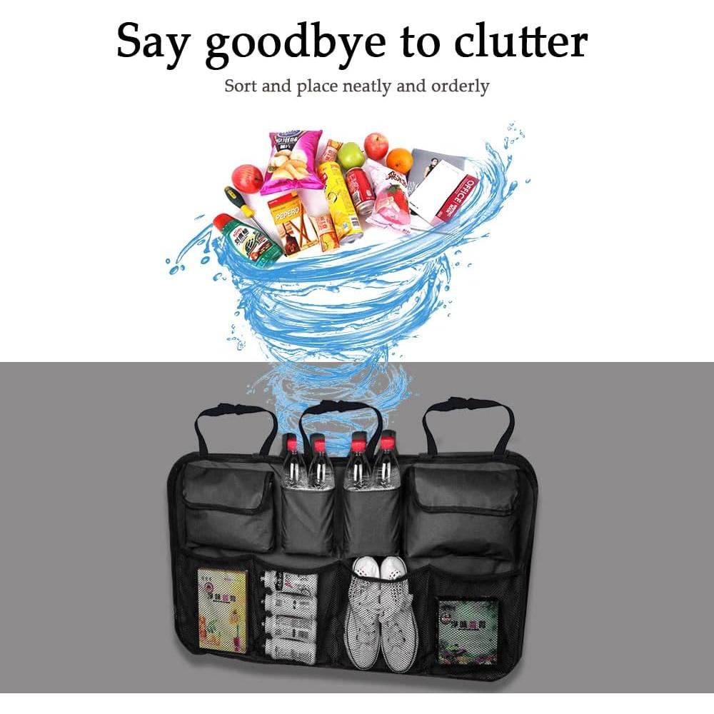 Organizador de Maletero ASUBHA Plegable 87.6x46cm Negro