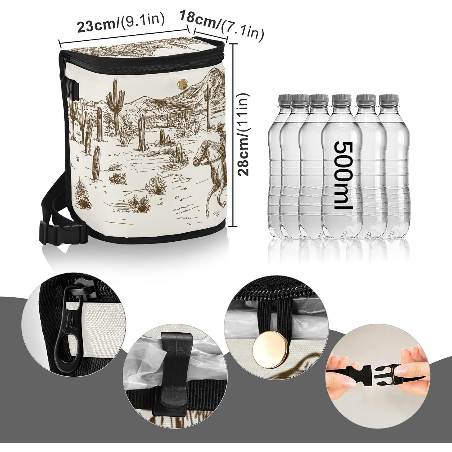 Basurero de Coche xigua Vaquero del Desierto 27.9x23.1cm