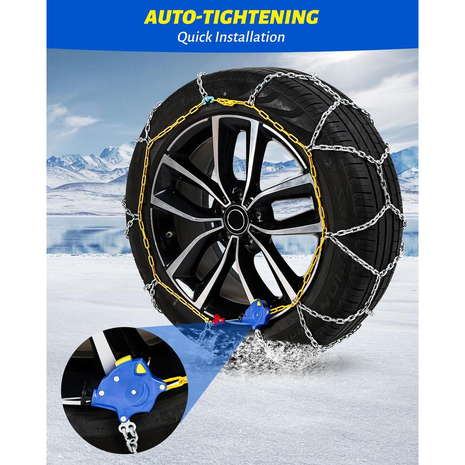 Cadenas de Nieve Artizles HKN80 para Neumáticos SUV - Instalación Rápida