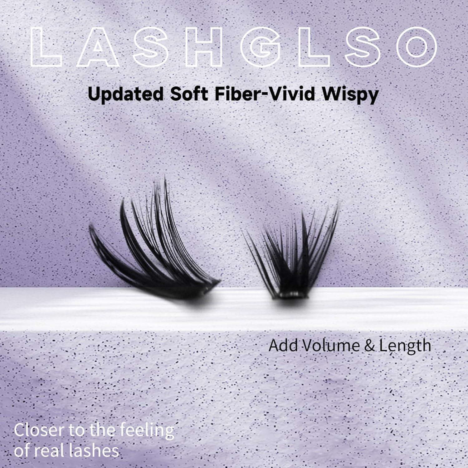 Pestañas en Racimo Ojo de Gato LASHGLSO - 180 Racimos Negros