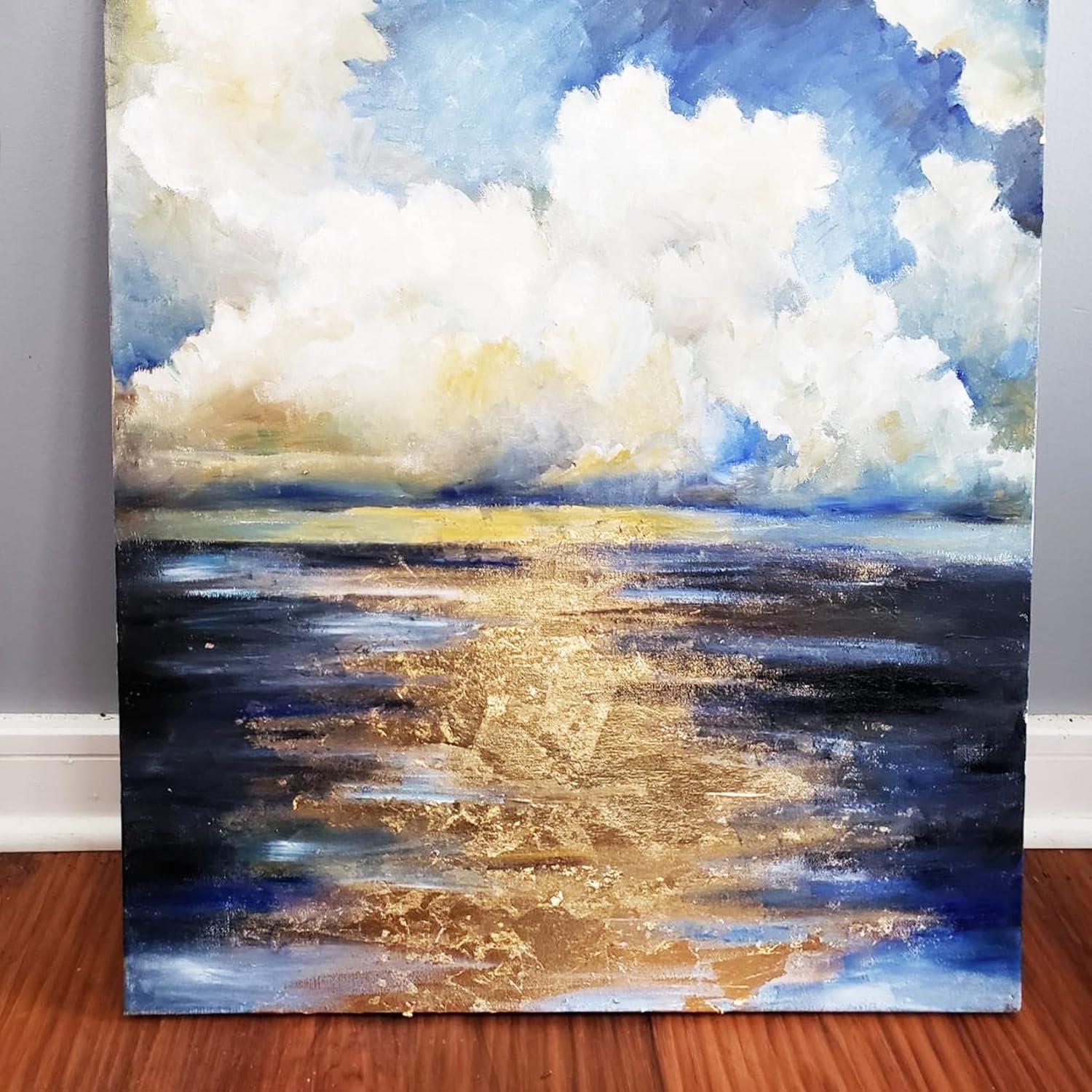 Hojas de Oro KINNO 100 Piezas 14x14cm para Manualidades