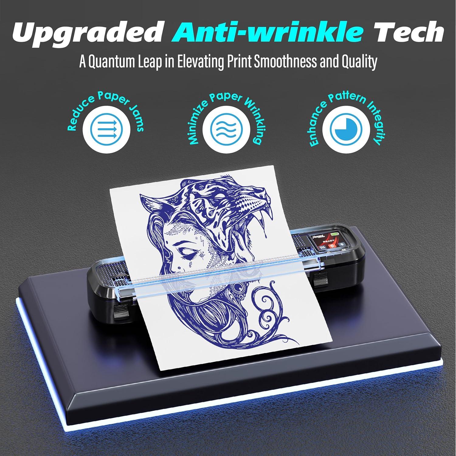 Impresora de Plantillas de Tatuaje Neebol MHT-500 Inalámbrica