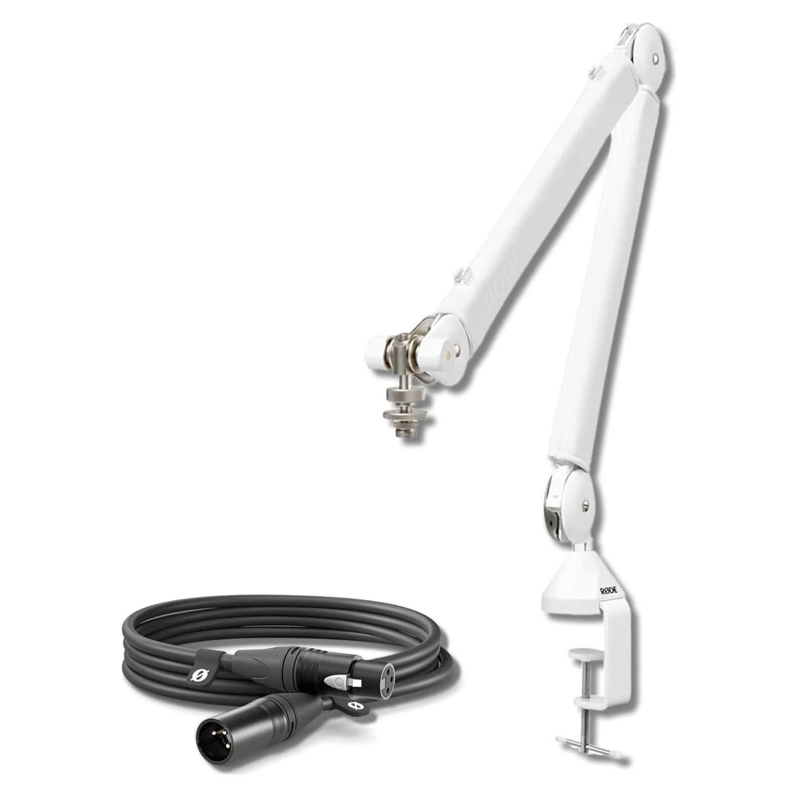 Brazo de Estudio Rode PSA1+ Blanco con Cable XLR 3.05m
