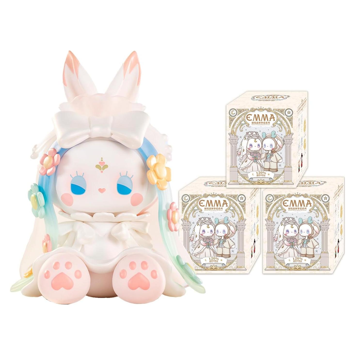 Caja Sorpresa 3PCS Serie Amada Lucky Emma - Figuras Kawaii