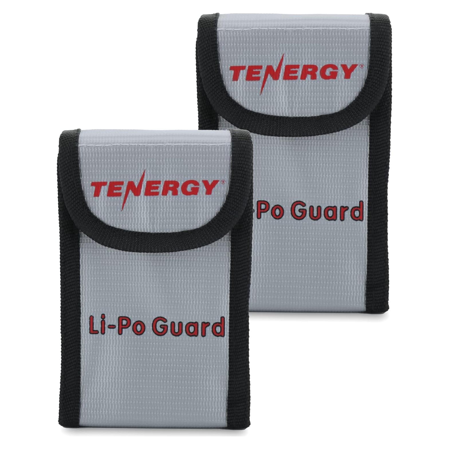 Bolsas Lipo Ignífugas Tenergy 2 Piezas 13.97x8.89 cm