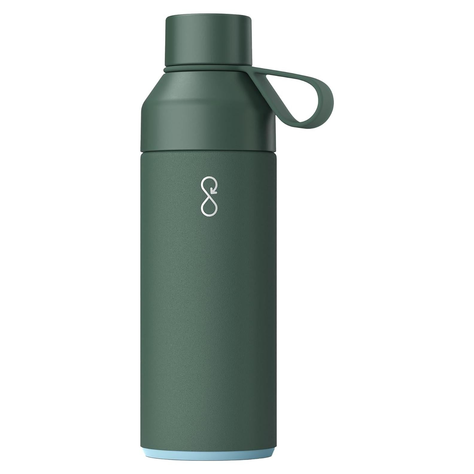 Botella Oceánica 500 ml Acero Inoxidable Verde Bosque Ecológica