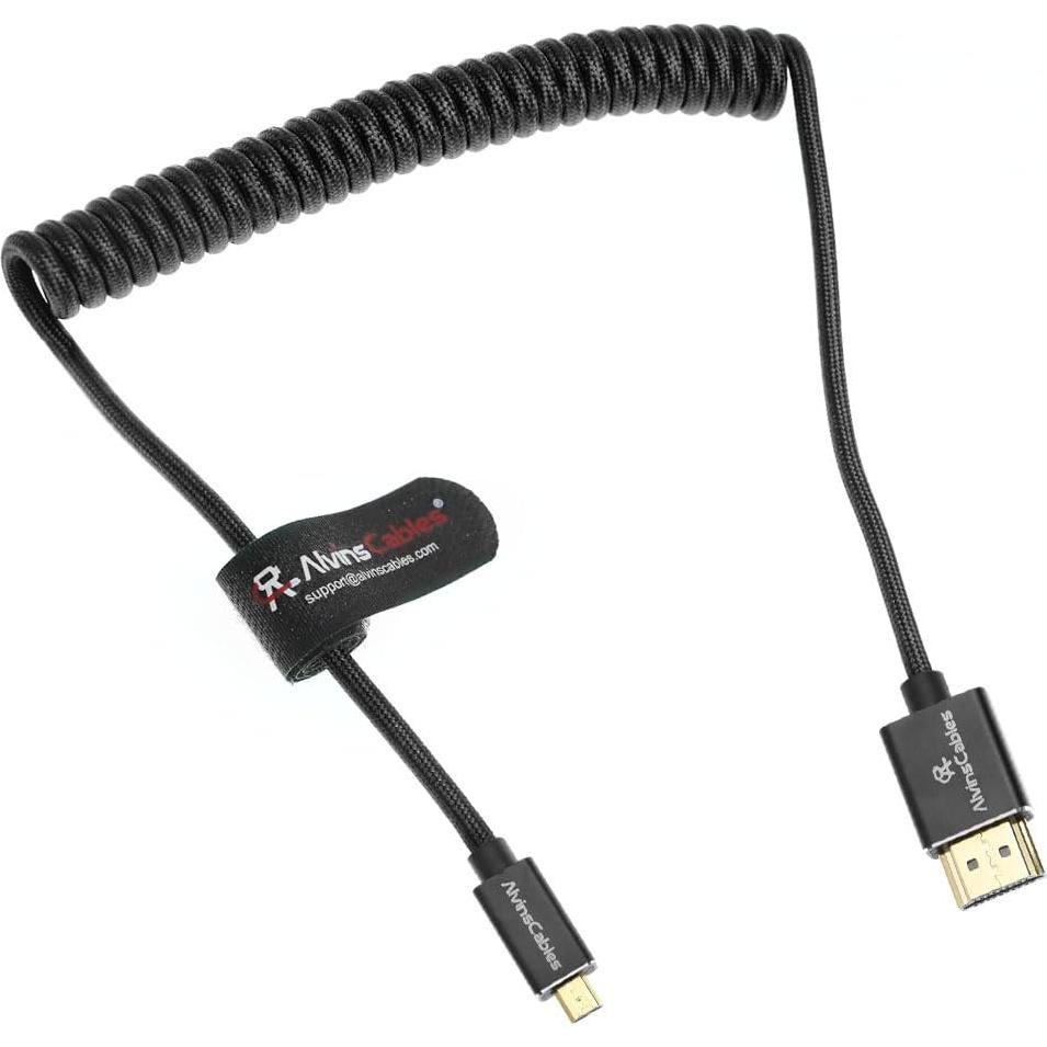 Cable HDMI 2.1 Micro a HDMI Cables de Alvin 8K 60Hz 70cm