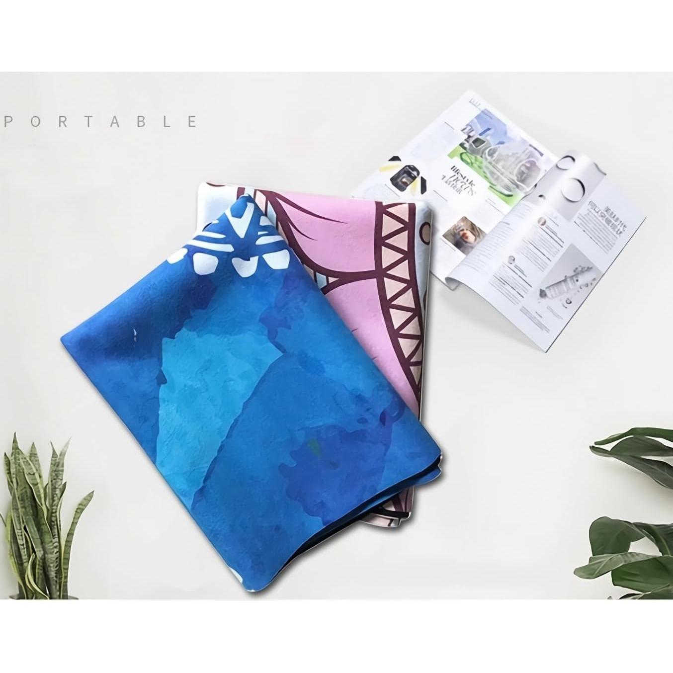 Esterilla de Yoga Plegable IEADEN Ecológica Antideslizante 182.88x66.04cm