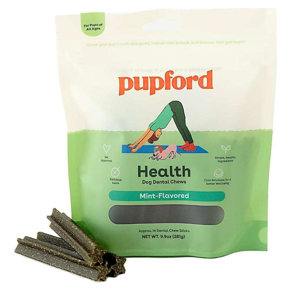 Pupford Dental Chews para Perros 10.16 cm - 14 Unidades