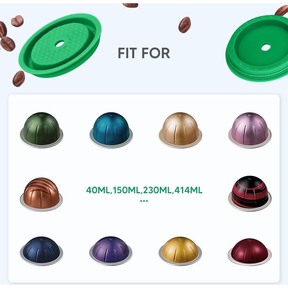 Cápsulas de Café Reutilizables i Cafilas Verde y Marrón