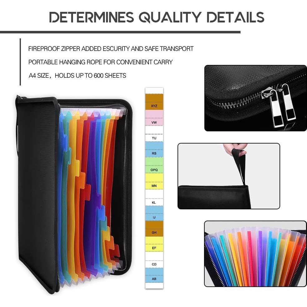 Bolsa de Documentos HSP-HSWITI A4 Resistente al Fuego y Agua