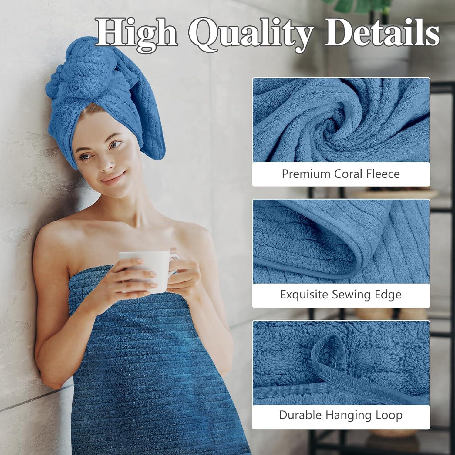 Toalla de Baño YHPDYL Microfibra 89x178cm Secado Rápido