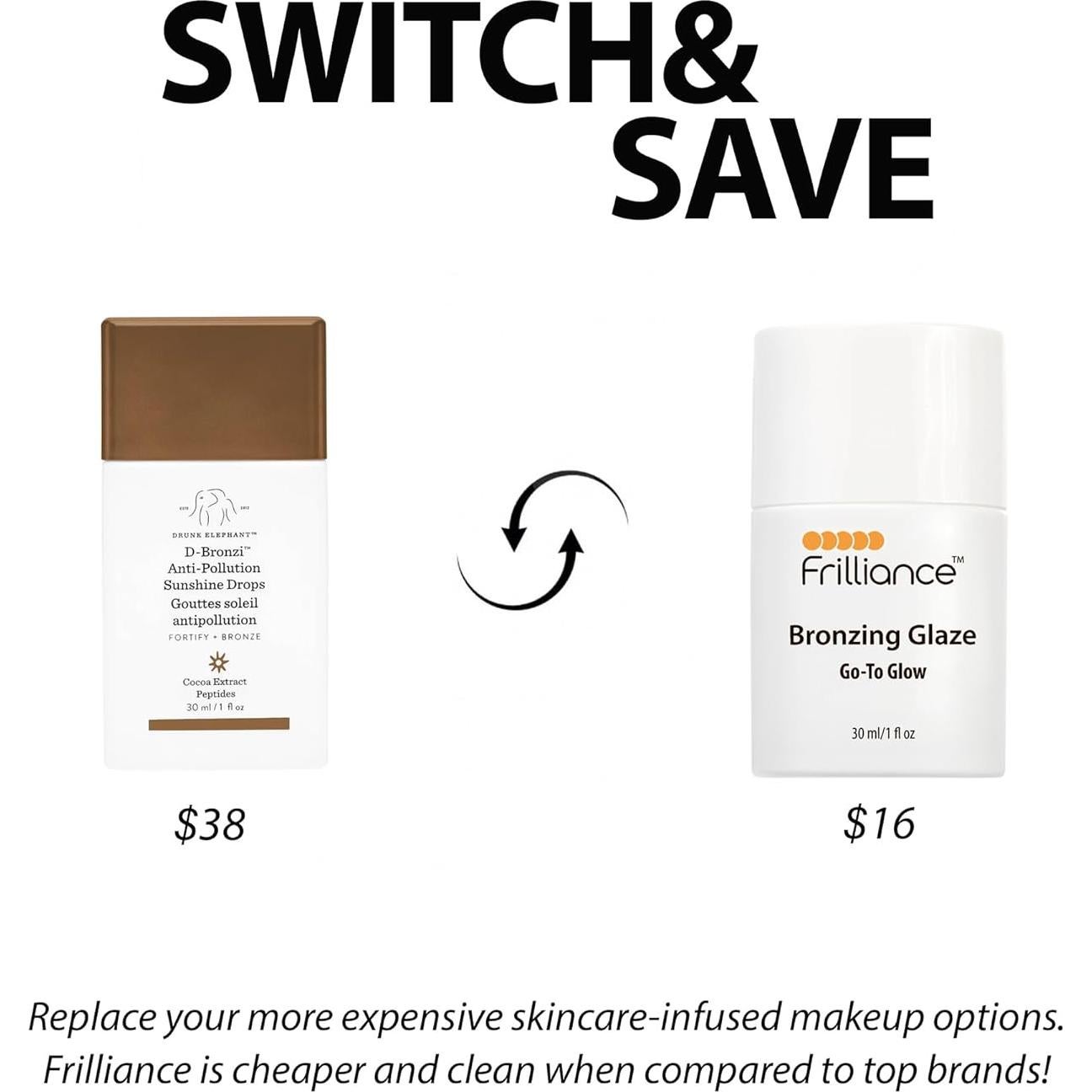 Frilliance Brillo de Bronceado Go-To Glow 30 ml Hipoalergénico