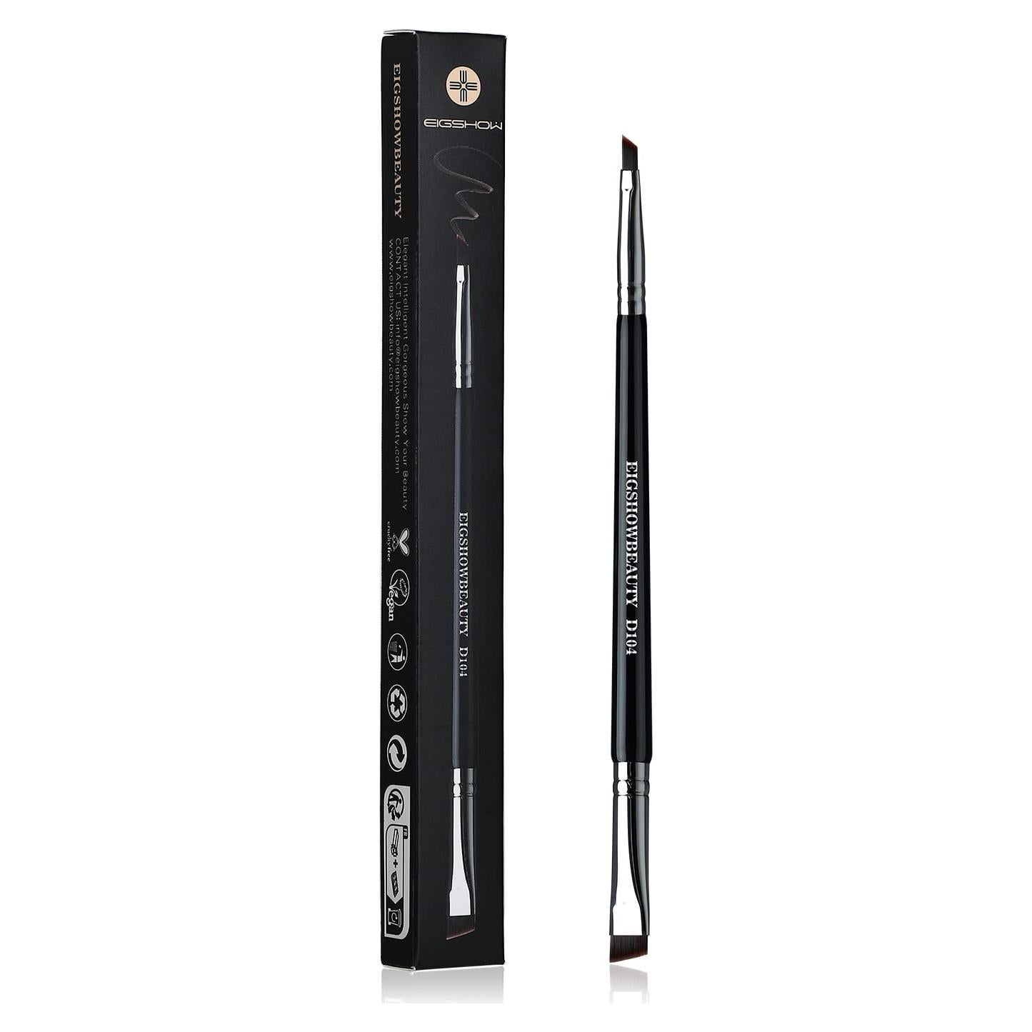 Brocha Doble Extremo para Cejas y Delineador EigshowBeauty D104