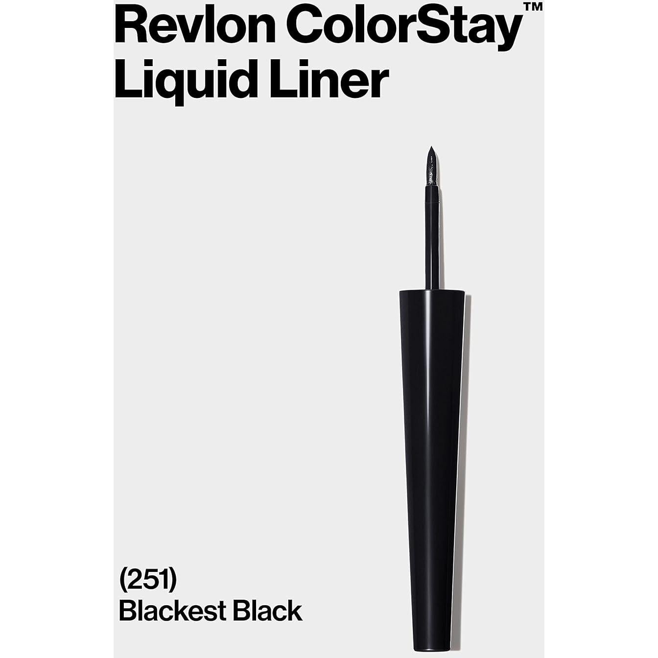 Eyeliner Líquido Revlon ColorStay Negro Más Negro 2.36 ml