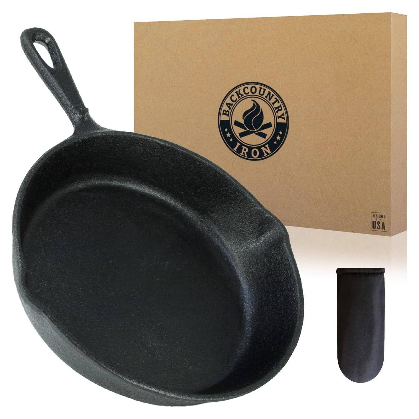 Sartén de Hierro Fundido Pre-Sazonada 15.24 cm Backcountry Iron