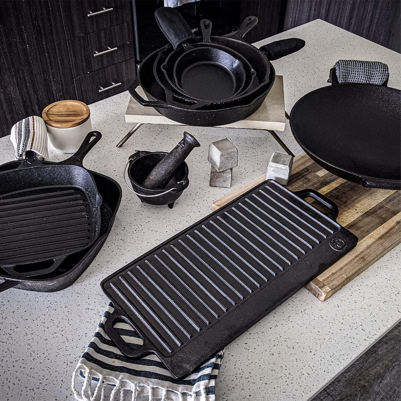 Sartén de Hierro Fundido Pre-Sazonada 15.24 cm Backcountry Iron