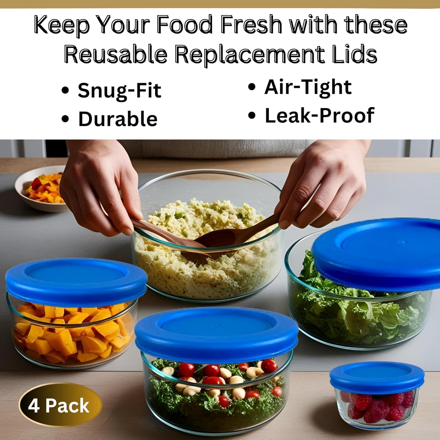 Tapas de Reemplazo Klare Ware 1, 2, 4 y 7 Tazas Azules