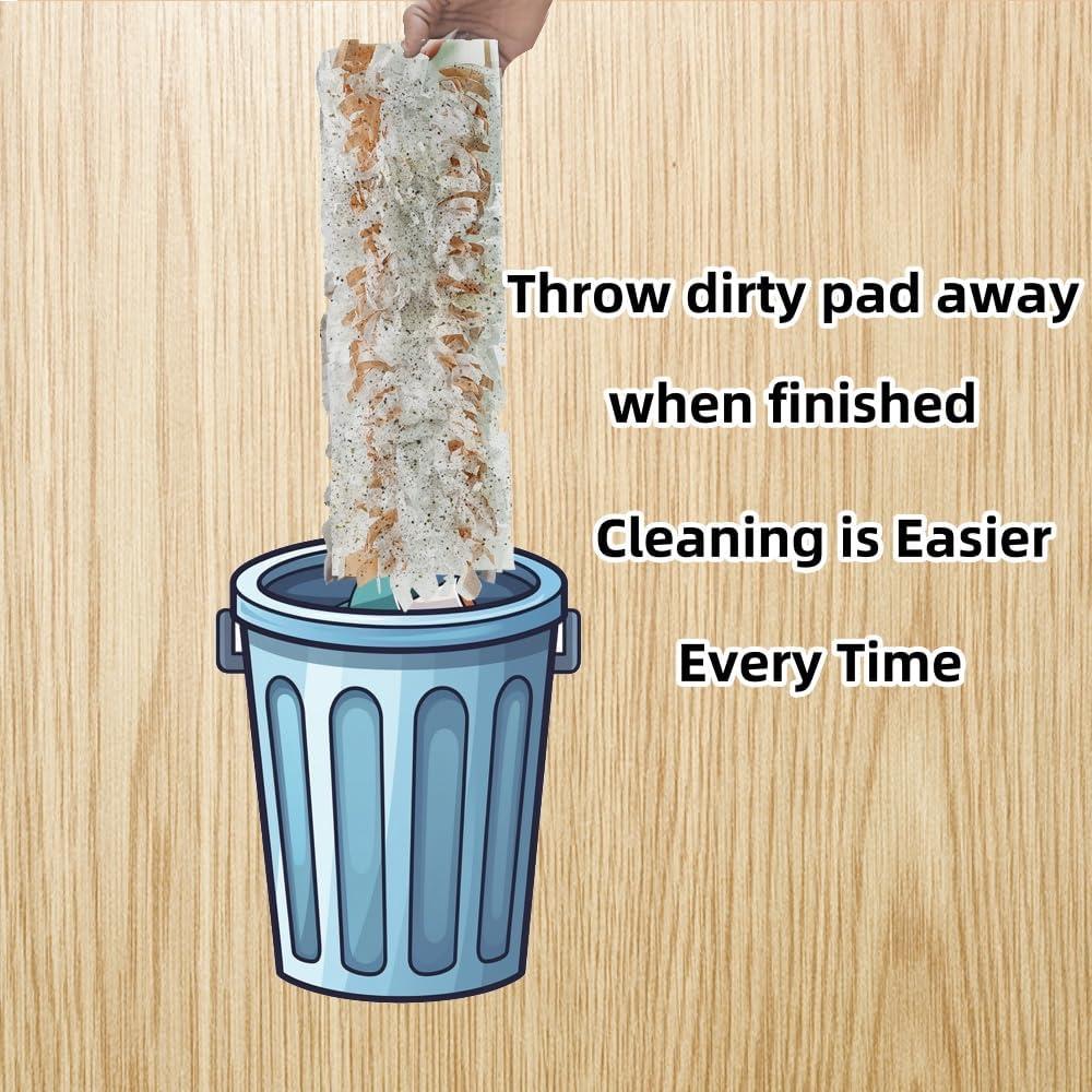 Recargas de almohadillas desechables PowerMop Multi-Superficie - 10 unidades