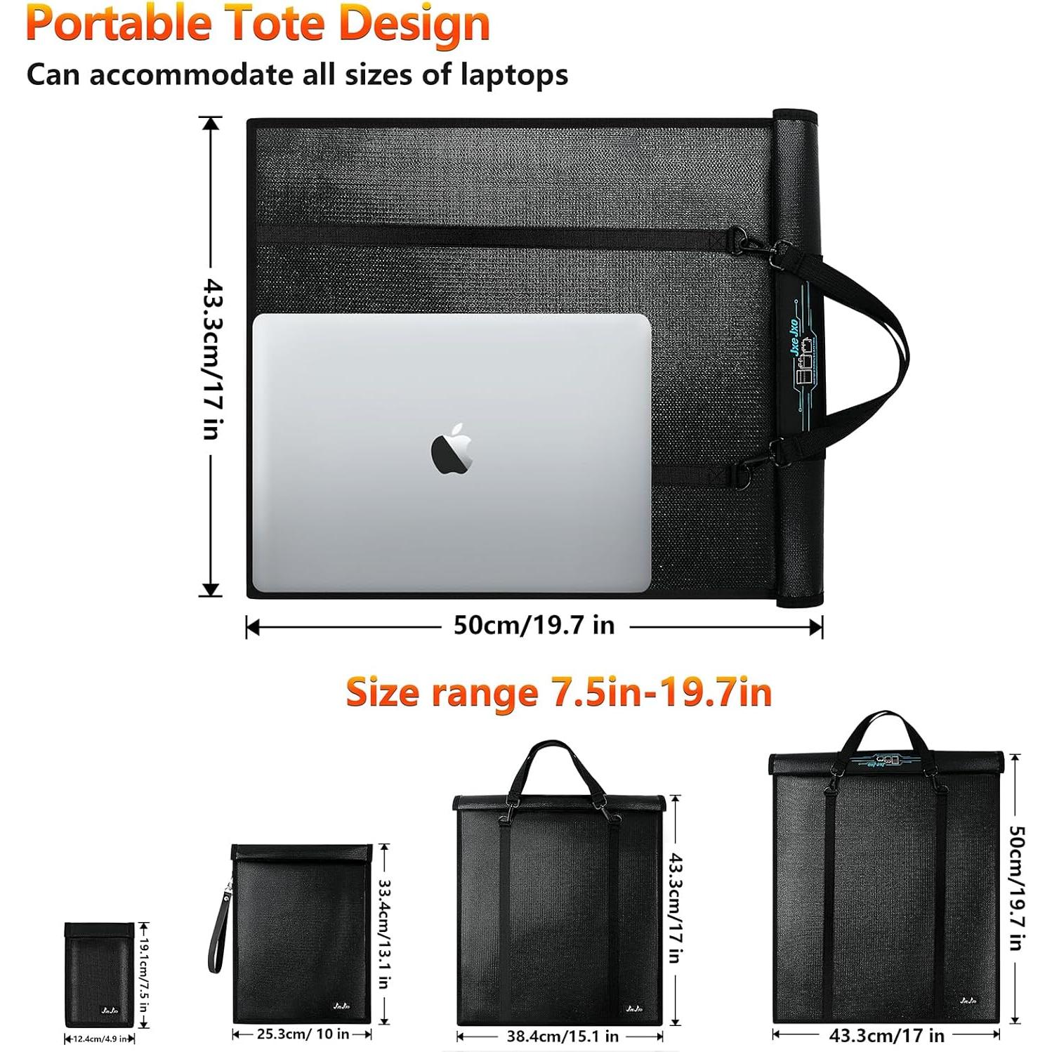 Bolsas Faraday JXE JXO 4 Piezas Protección EMP y Agua