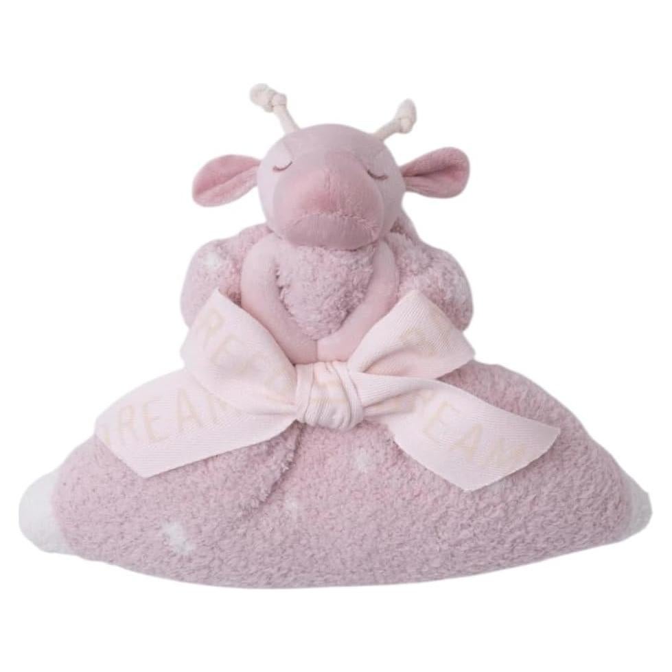 Barefoot Dreams Giraffe Lovey Rosa Polvoriento Mini Manta