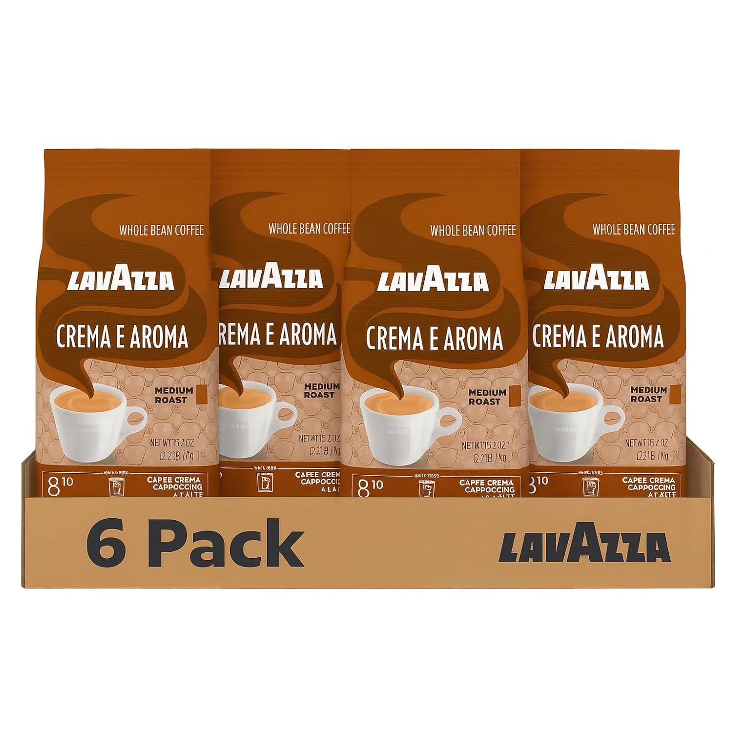 Granos de Café Tostados Lavazza Crema e Aroma 6 kg