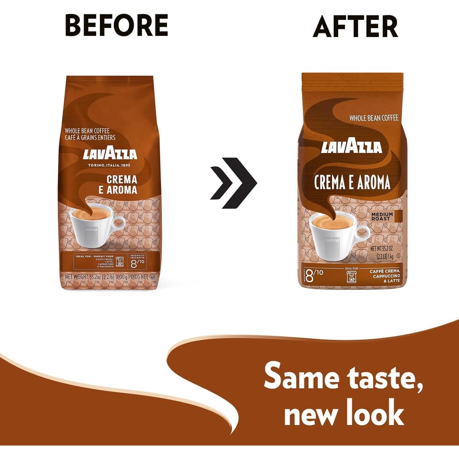 Granos de Café Tostados Lavazza Crema e Aroma 6 kg