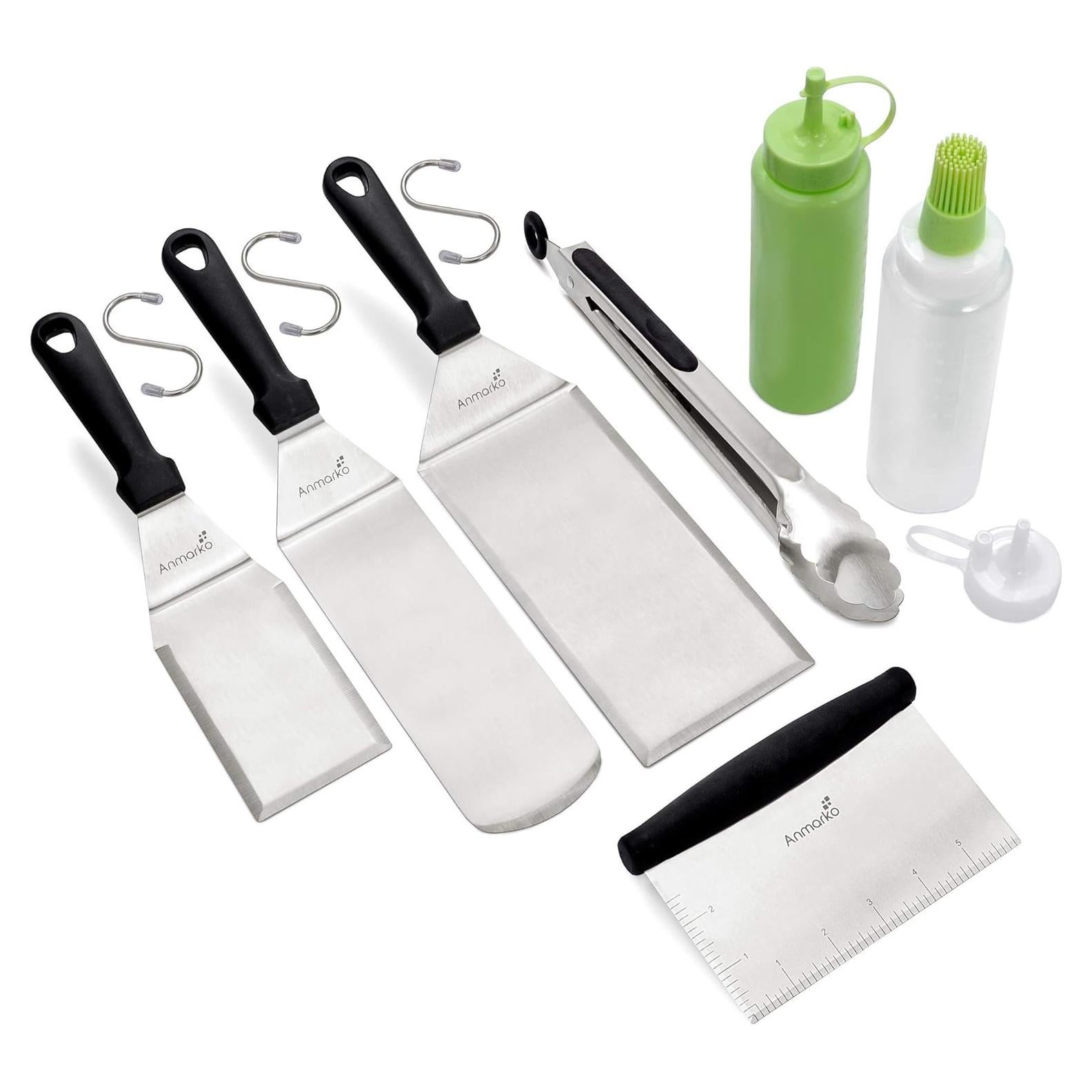 Juego de Espátulas de Acero Inoxidable Anmarko - 4 Piezas