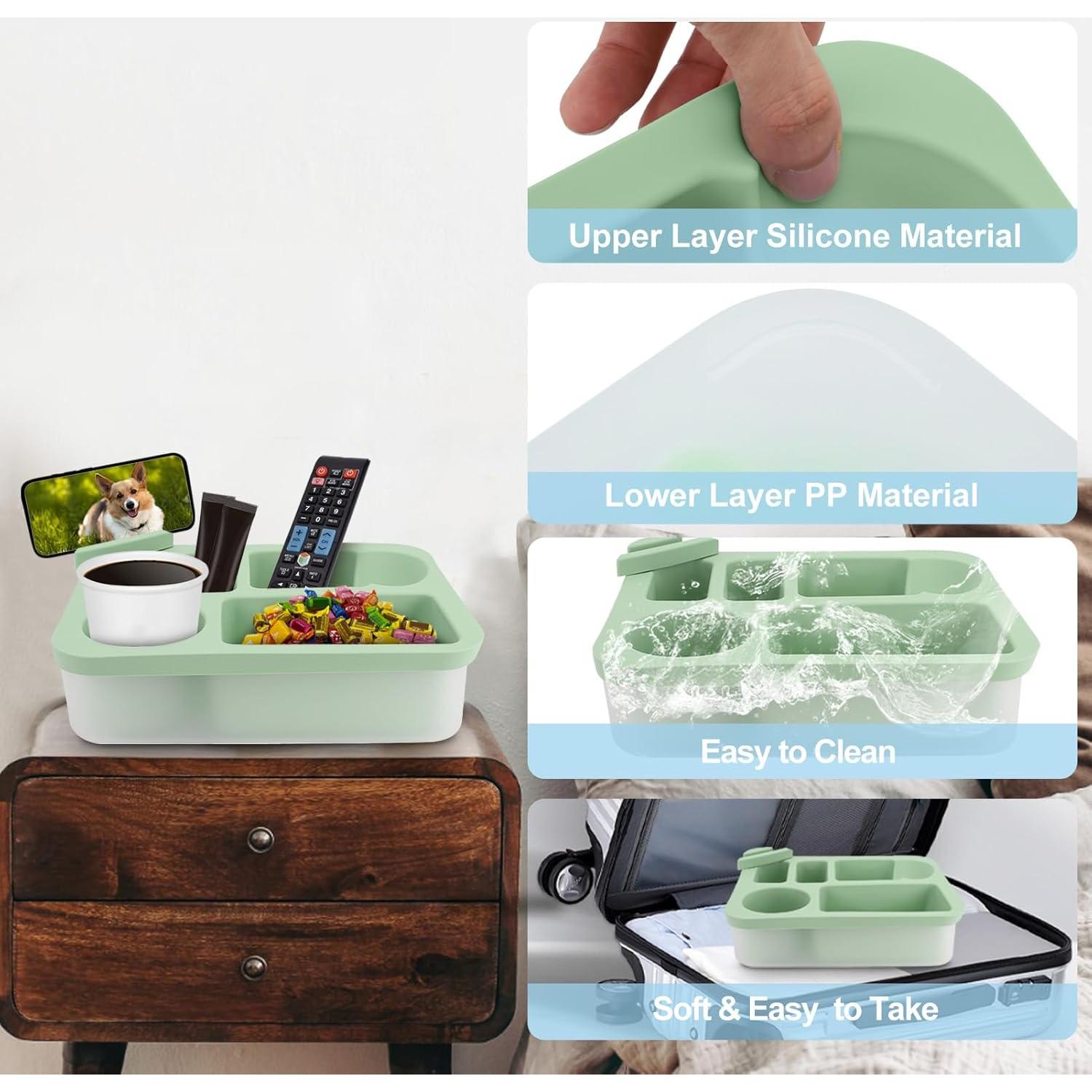 Bandeja Soporte para Tazas MEKOTRIN Verde Rotatoria