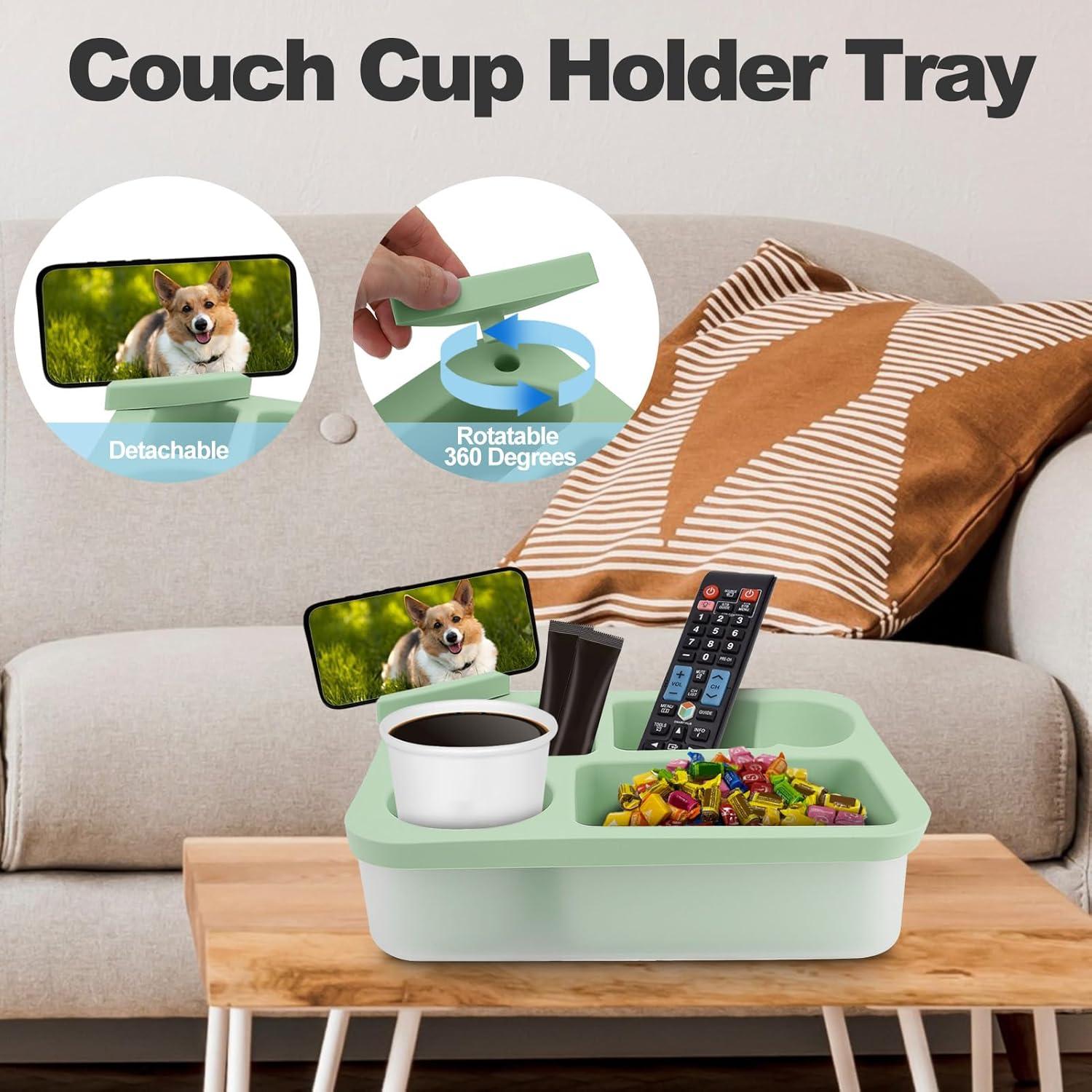 Bandeja Soporte para Tazas MEKOTRIN Verde Rotatoria