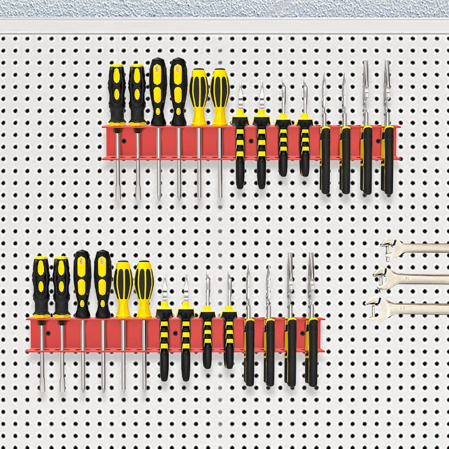 Organizador de Herramientas jsyonii para Alicates y Destornilladores Rojo