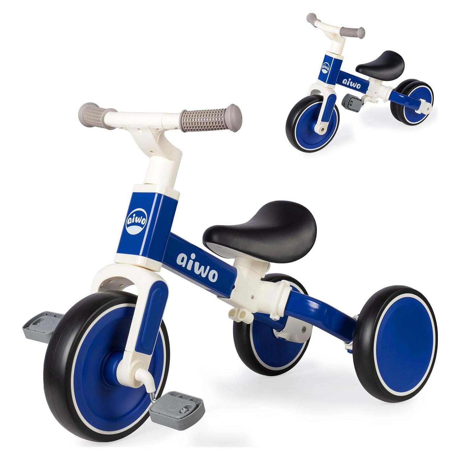 Triciclo 4 en 1 Aiwo para Niños 1-3 Años - Bicicleta Equilibrio