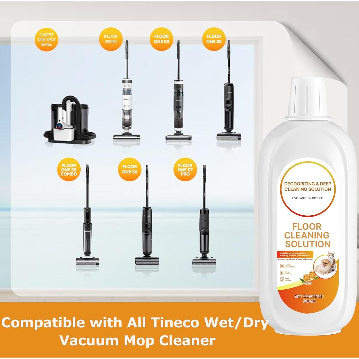 Limpiador de Piso Tineco Aroma Naranja 500ml x2 - Limpieza Profunda