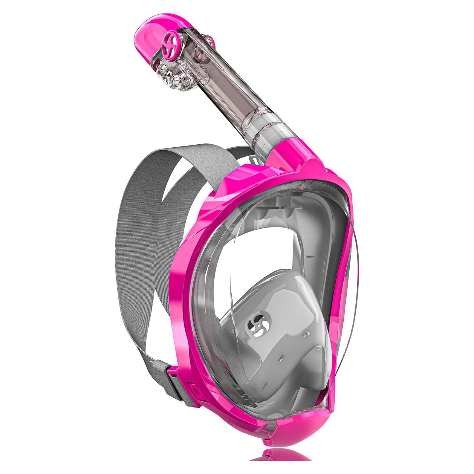 Máscara de Snorkel QingSong 180° Antivaho y Antifugas