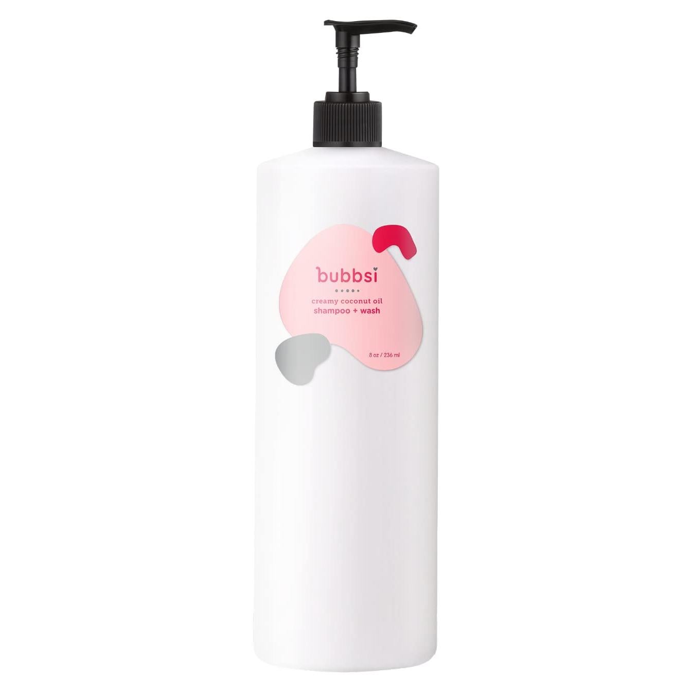 Champú y Lavado Bubbsi 32oz Aceite de Coco Orgánico Suave