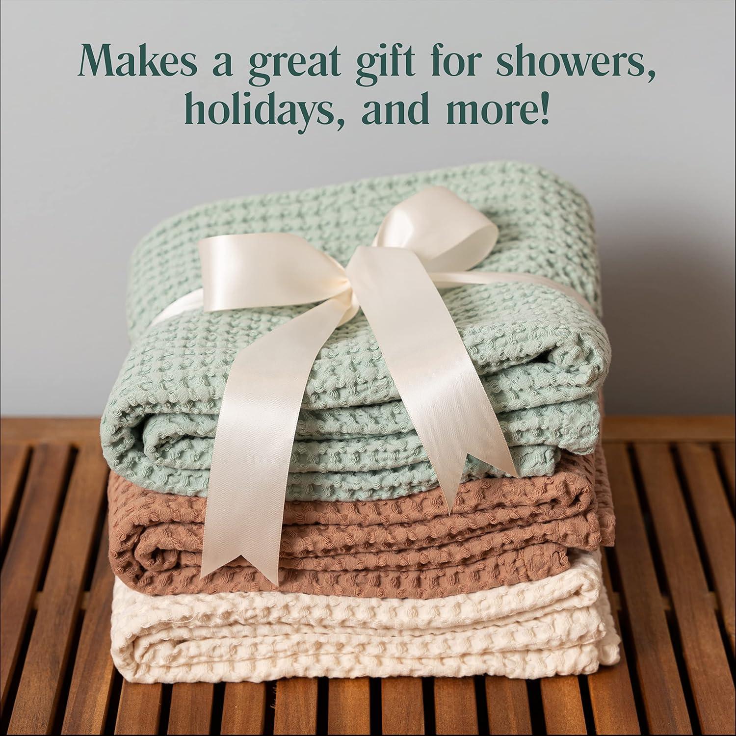 Manta de Bebé Waffle Simka Rose 91x102 cm Algodón Rosa