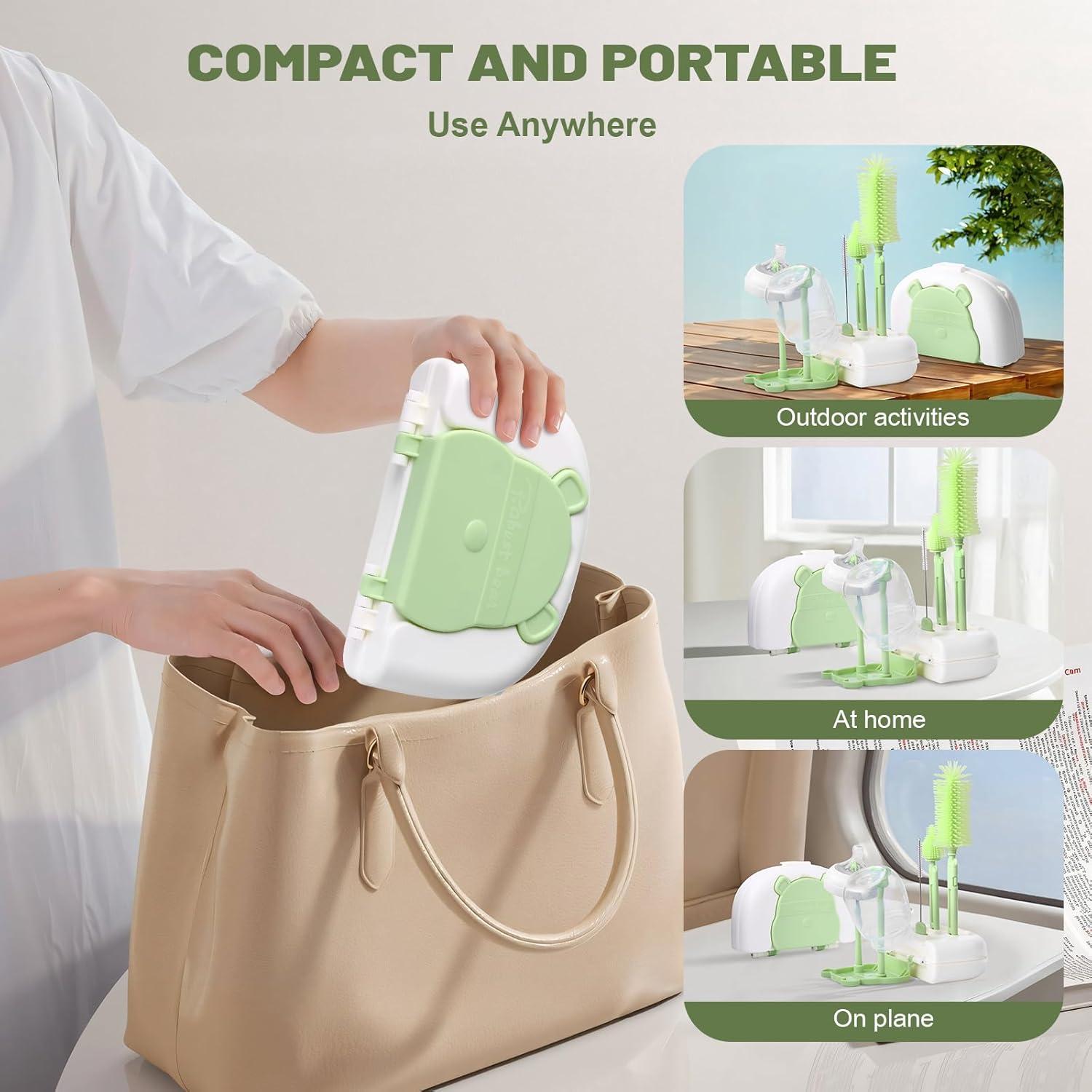 Kit de limpieza de biberones Hranio 6 en 1 con cepillos