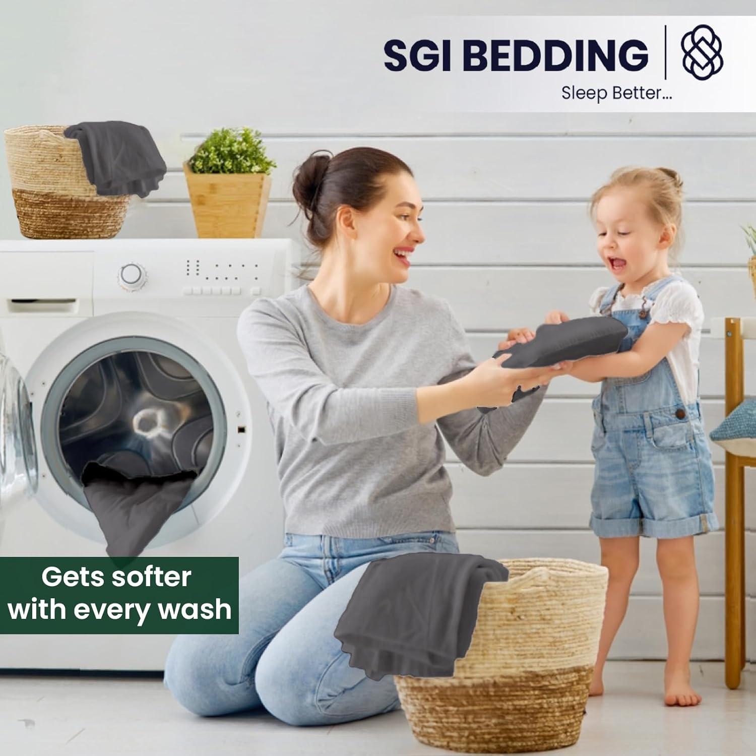 Juego de Sábanas de Lujo SGI Bedding Full 4 Piezas 100% Bambú