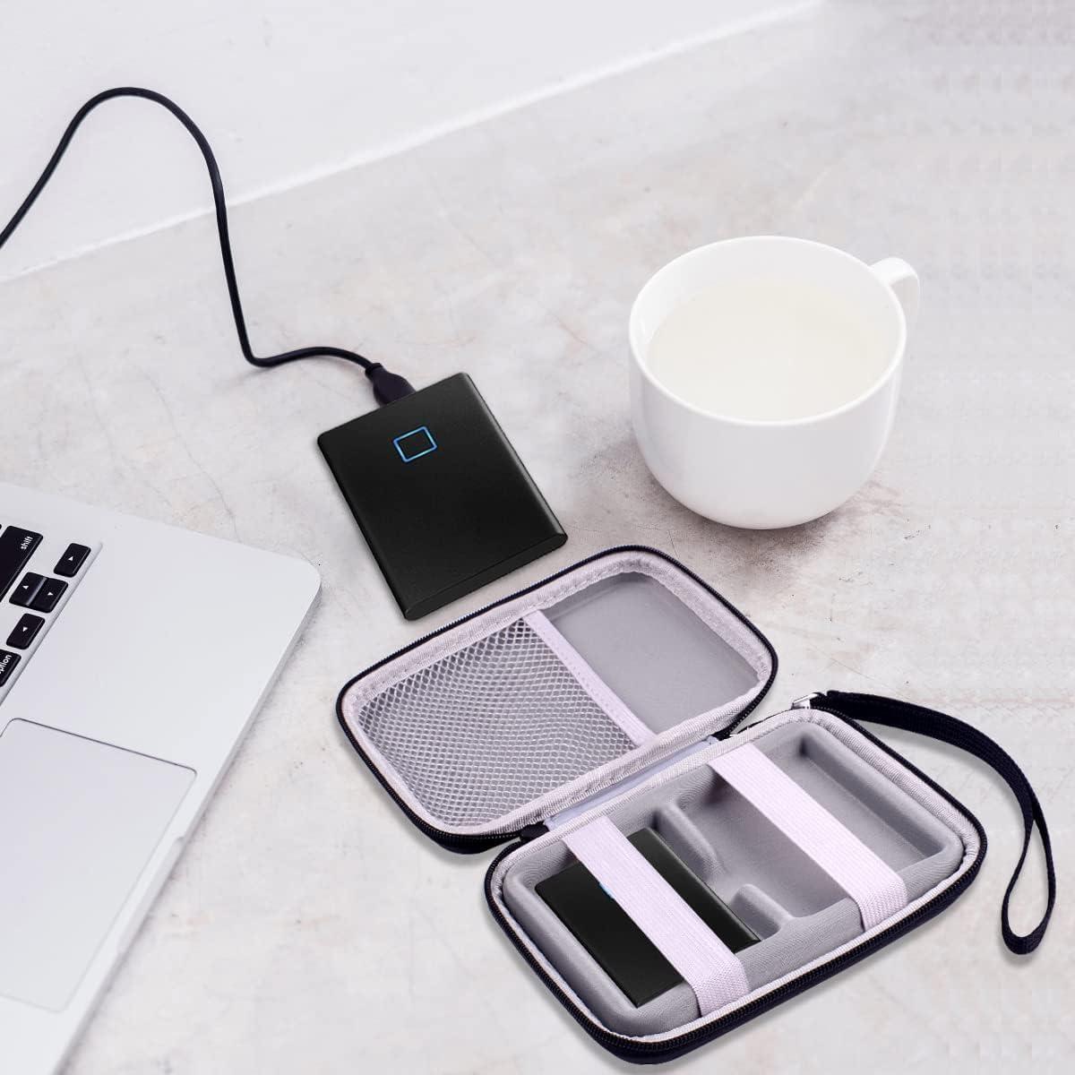 Funda de Transporte para SSD Samsung T7 y T7 Touch - Negro