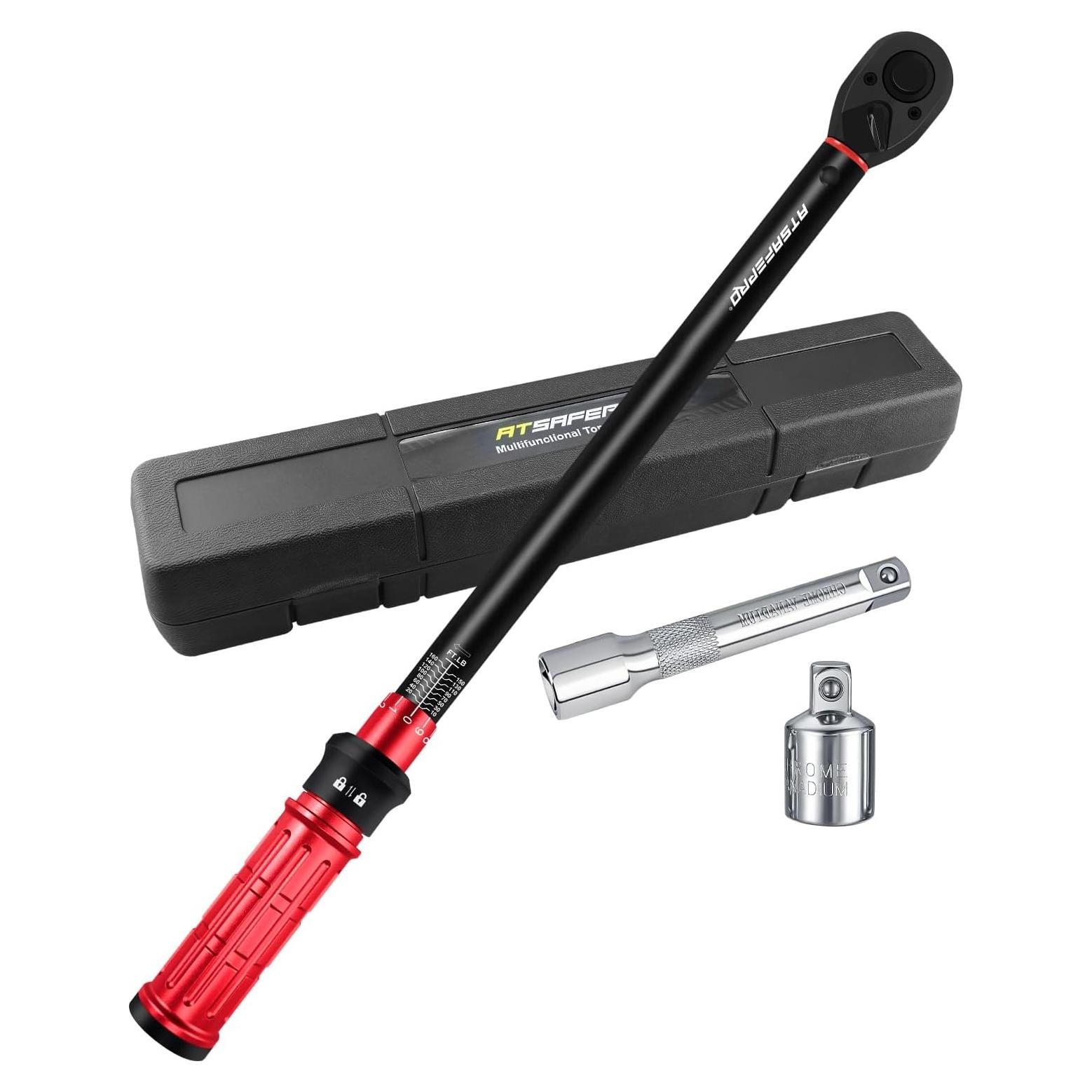 Llave de Torque ATsafepro 1/2" 10-160 Ft-Lb (13.60-217 Nm) Precisa