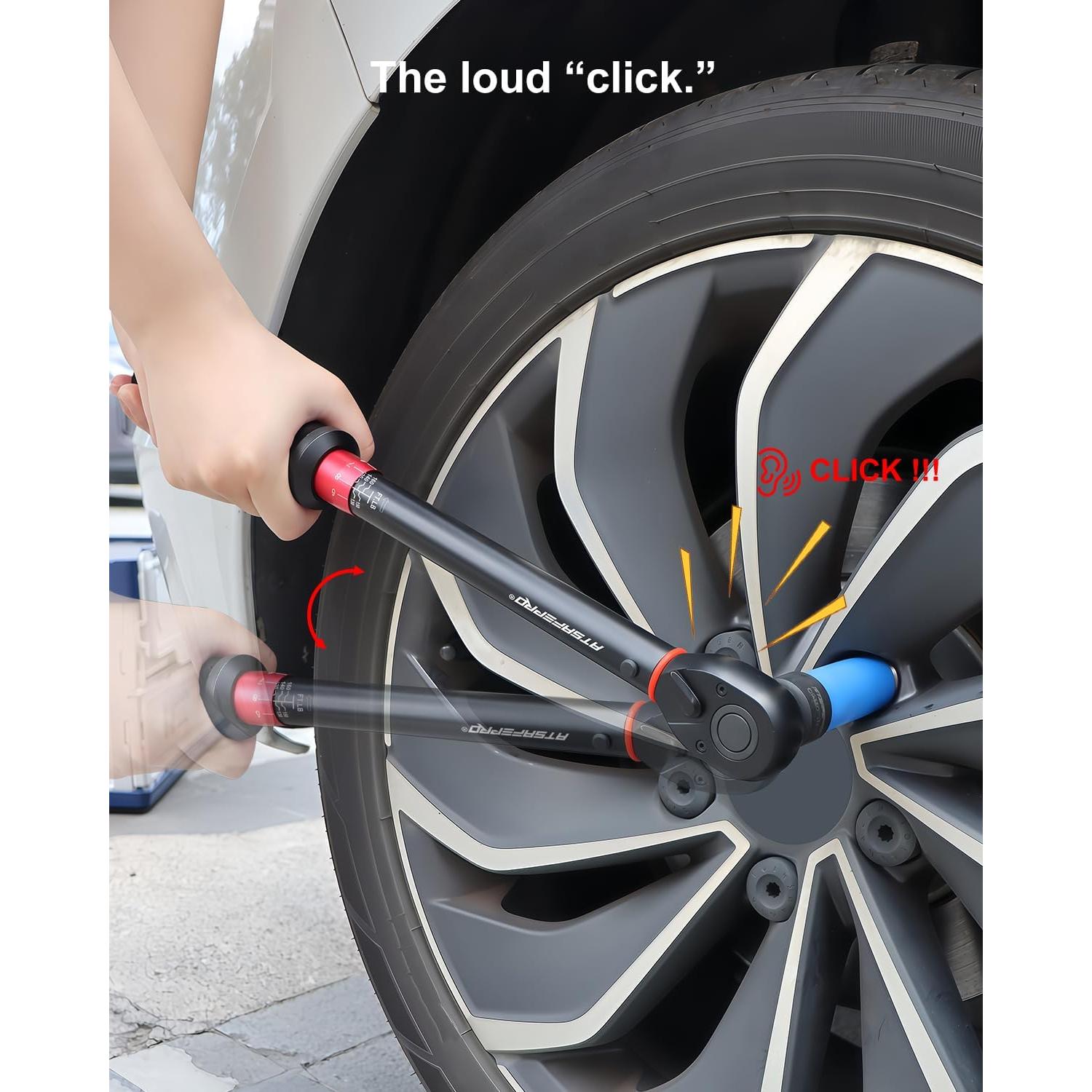 Llave de Torque ATsafepro 1/2" 10-160 Ft-Lb (13.60-217 Nm) Precisa