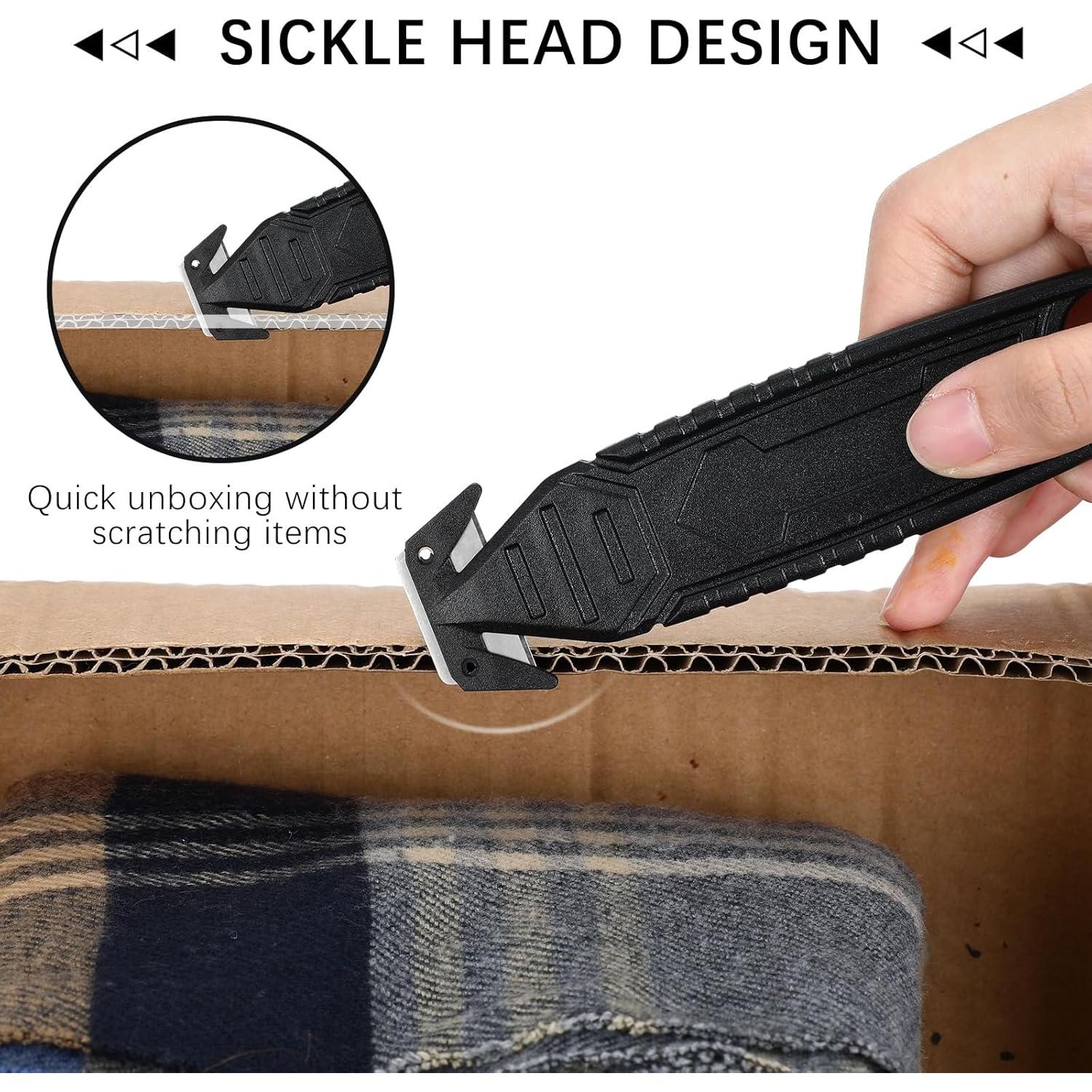 Cortador de Caja de Seguridad Therwen 10 Pcs Acero Inoxidable