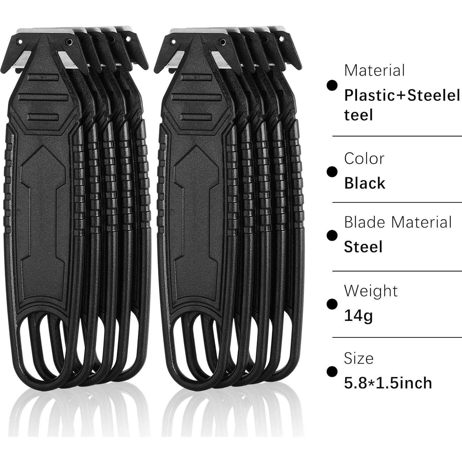 Cortador de Caja de Seguridad Therwen 10 Pcs Acero Inoxidable