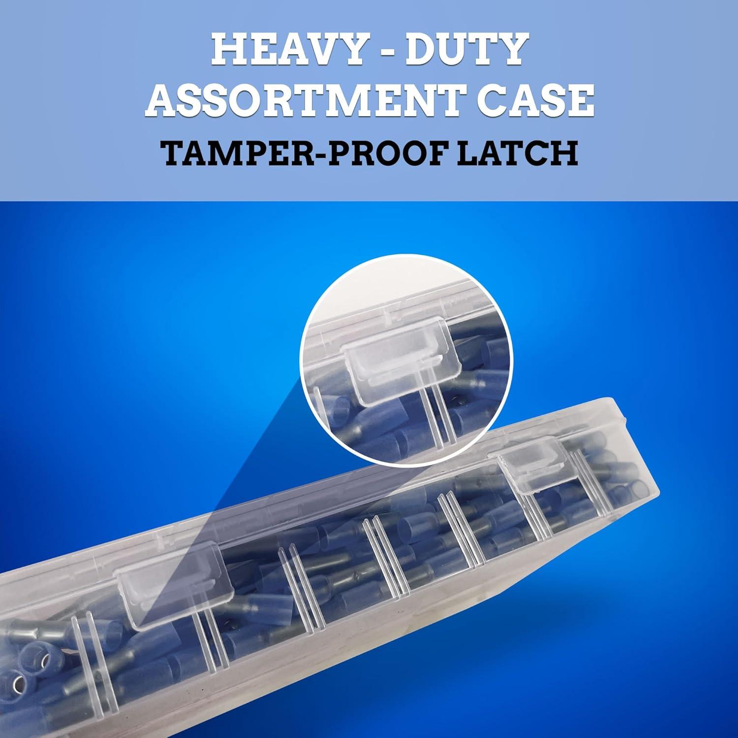 Kit de Conectores Termocontraíbles New Age 220 Piezas AWG 26-10