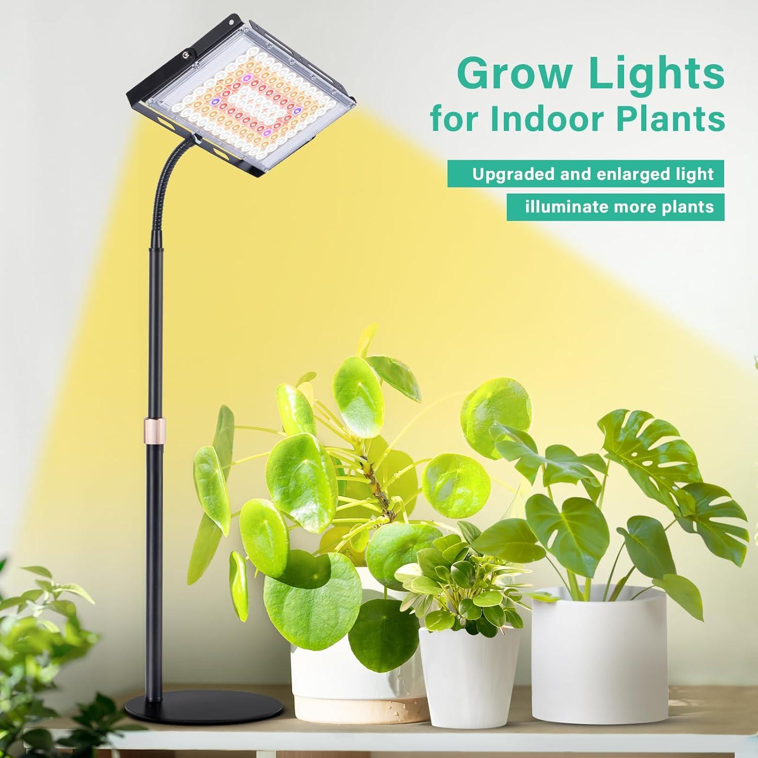 Luz de Crecimiento LBW 40W con 96 LEDs Espectro Completo