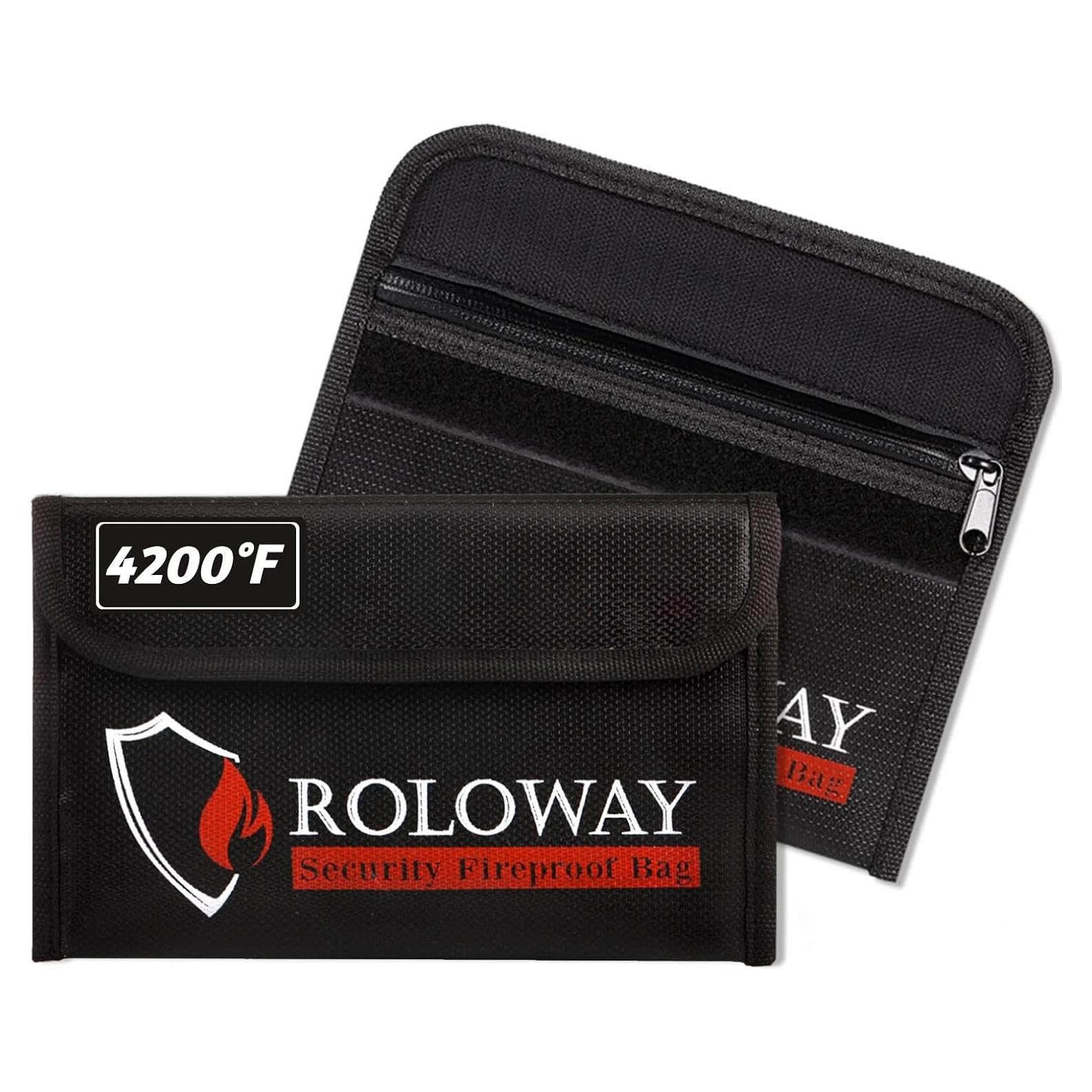 Bolsa a Prueba de Fuego ROLOWAY 20 x 13 cm Resistente Agua
