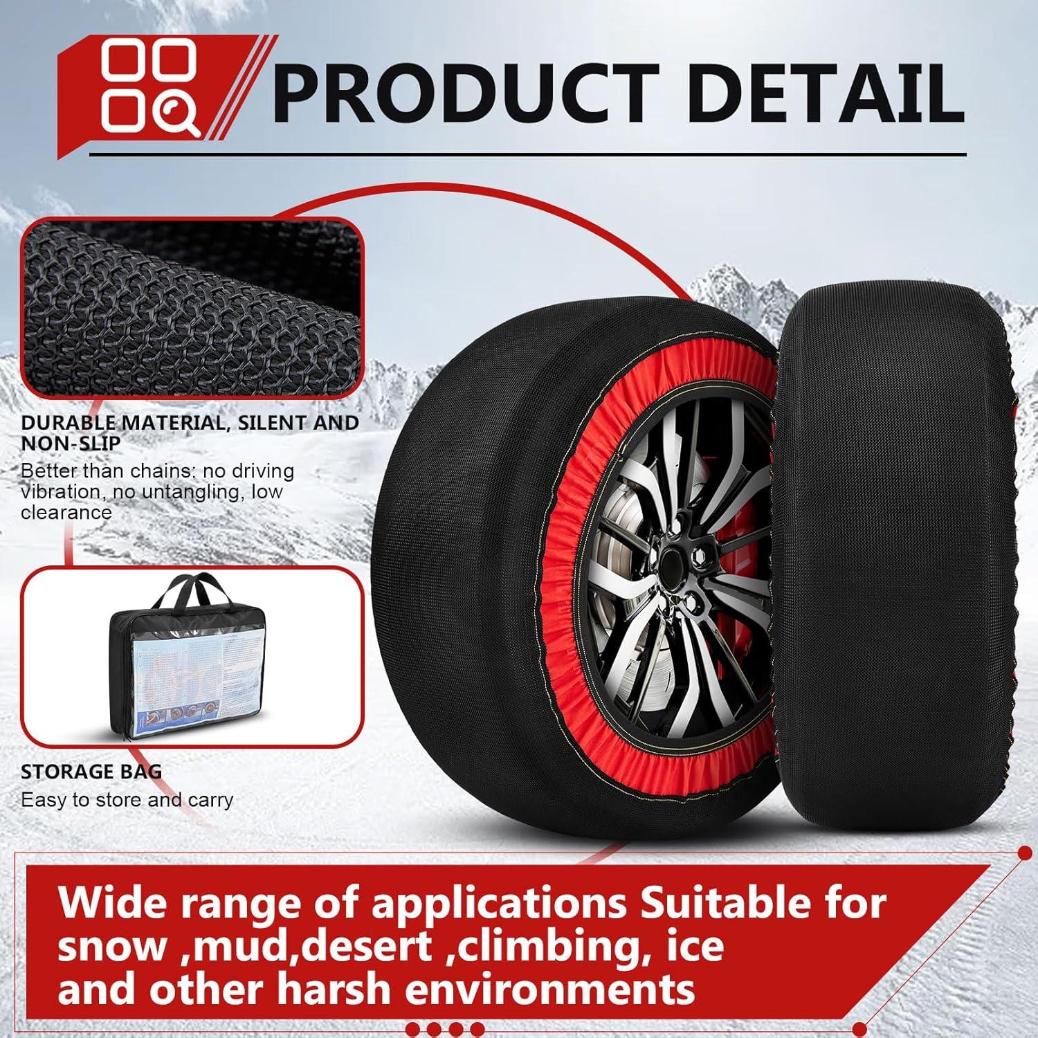 Calcetines de Nieve Automotrices DaisyInner L - 2 Piezas