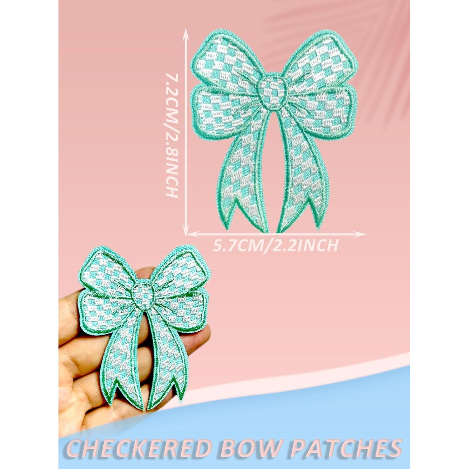 Parches de Lazo Cuadrados MSCFTFB 9 Pack Aqua 7.1x5.6cm