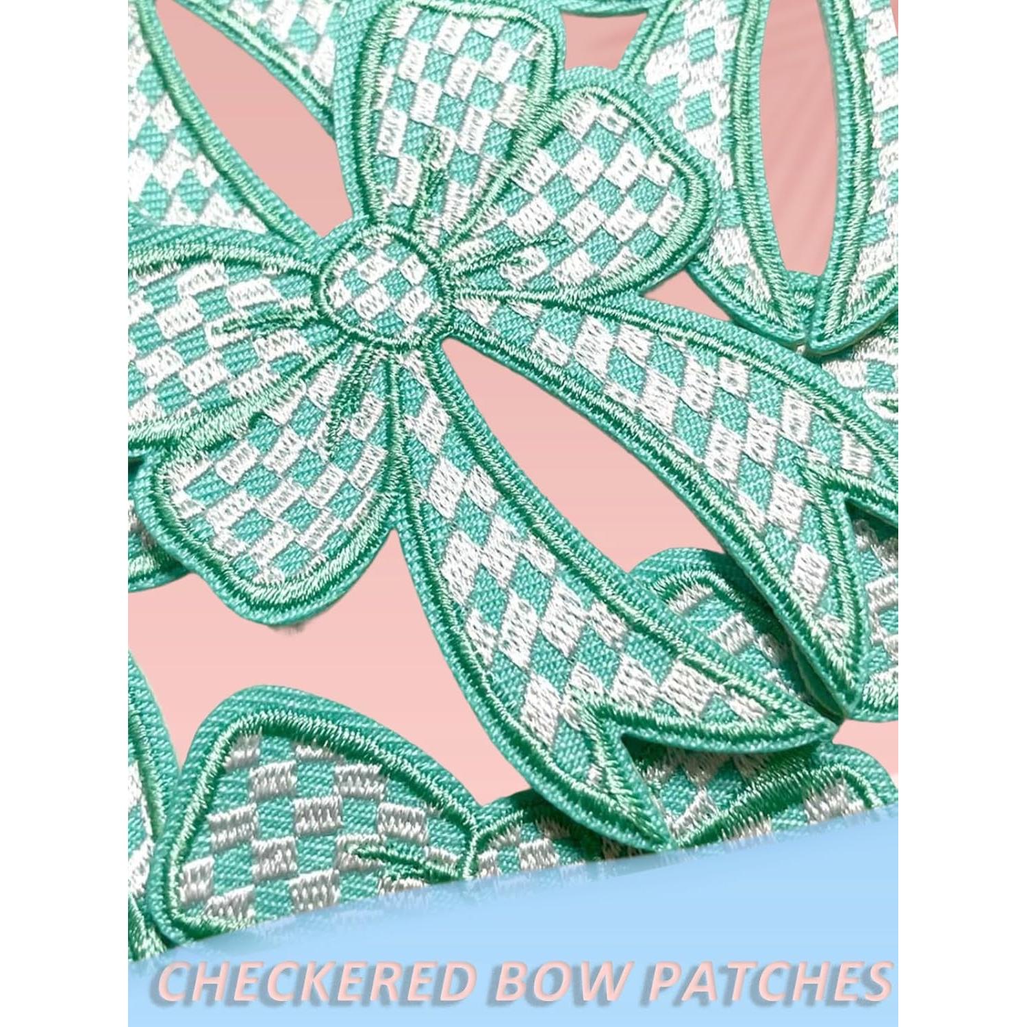 Parches de Lazo Cuadrados MSCFTFB 9 Pack Aqua 7.1x5.6cm