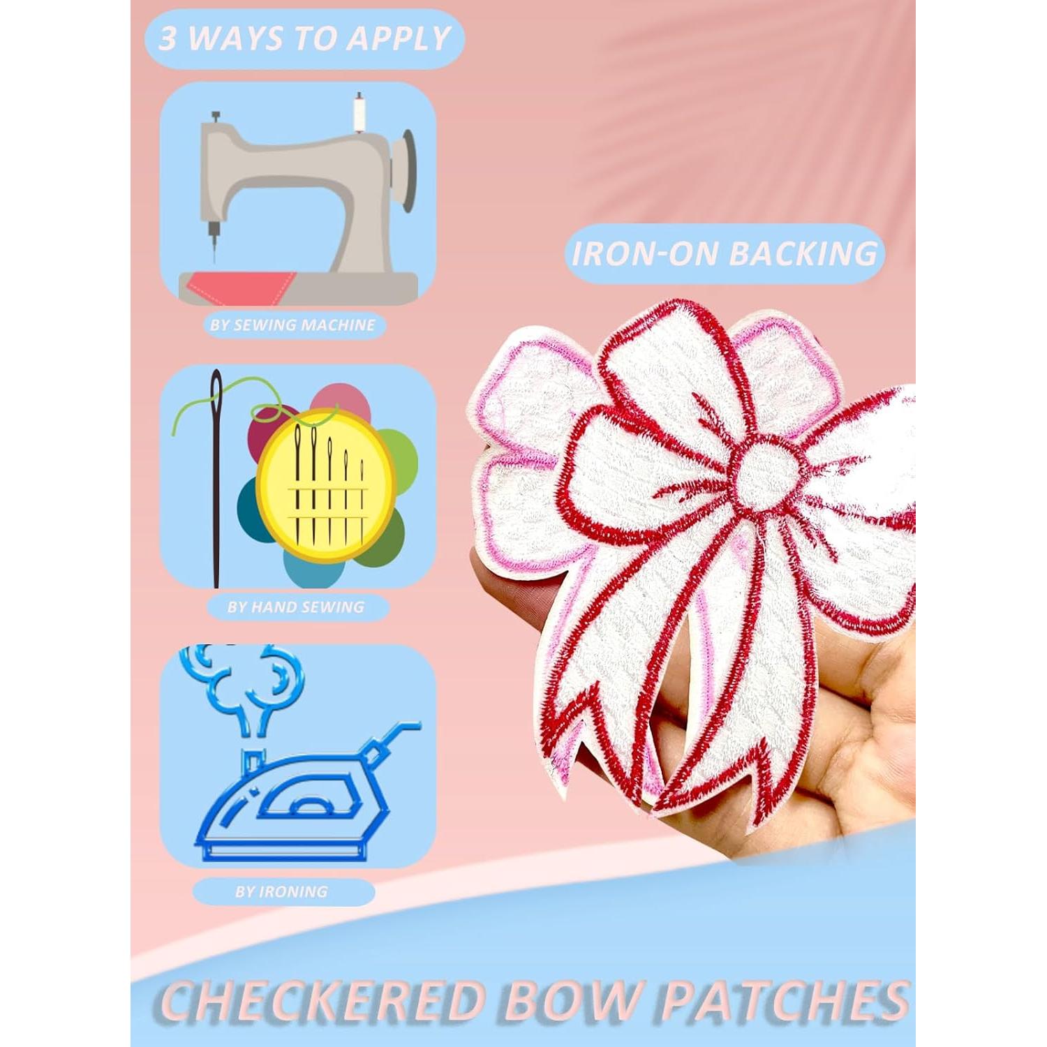 Parches de Lazo Cuadrados MSCFTFB 9 Pack Aqua 7.1x5.6cm